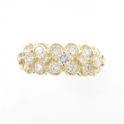 Nhẫn kim cương K18YG 1.01CT 673205