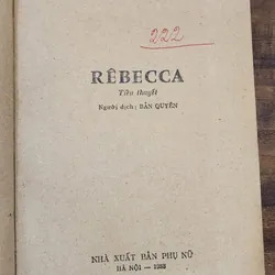 Tiểu thuyết Gothic Anh: REBECCA (Daphne du Maurier) 732909