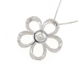 K18WG Hoa Hồng Kim Cương Dây Chuyền 0.225CT - Hàng hiệu Chính Hãng 860527