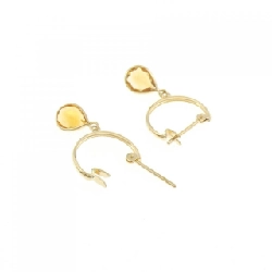 K18YG Citrine Bông tai - Hàng hiệu Chính hãng 866134