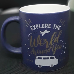Ly sứ tráng men EXPLORE THE WORLD AROUND YOU, họa tiết siêu đáng yêu và ý nghĩa 548707