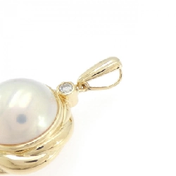 K18YG Mabe Pearl Pendant - Hàng hiệu Authentic 865149