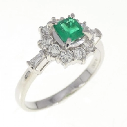 Nhẫn Emerald PT900 0.407CT