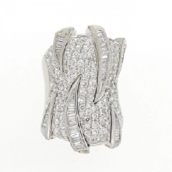 Nhẫn kim cương K18WG 0.84CT 670801