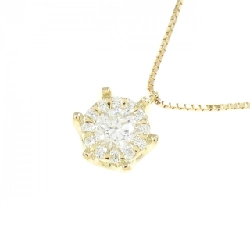 Dây chuyền kim cương K18YG 0.312CT G SI2 Good - Hàng hiệu Chính hãng 872535