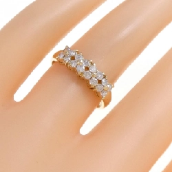 Nhẫn kim cương hoa K18YG 0.40CT 668315