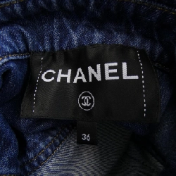 CHANEL LOOK12 P76746V68693 Áo khoác denim - Hàng hiệu Authentic 822575