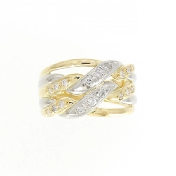 Nhẫn kim cương K18YG/PT 0.20CT - Hàng hiệu Authentic 860085