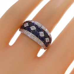 Nhẫn Sapphire K18WG 3.60CT - Hàng hiệu Chính hãng 852326