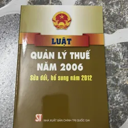 Luật quản lý thuế 2006 sửa đổi 2012 713039