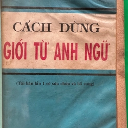 Cách dùng giới từ Anh ngữ