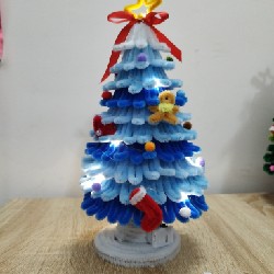Thông noel bằng kẽm nhung 25220