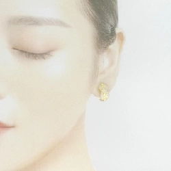 K18YG Bông tai/Khuyên tai Kim cương 1.00CT - Hàng hiệu Chính hãng 868886