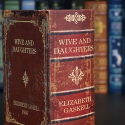 Hộp khăn giấy mô phỏng sách cổ  "Wives and Daughters" của Elizabeth Gaskell 497116