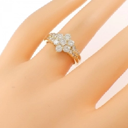 Nhẫn kim cương K18YG hoa 1.00CT 670204