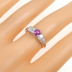 Nhẫn Star Ruby PT900 0.86CT - Hàng hiệu Chính hãng 851816