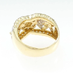 Nhẫn kim cương hoa K18YG/K18WG 0.50CT 668725