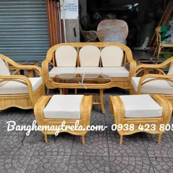 Bàn ghế sofa mây phòng khách cao cấp 574852