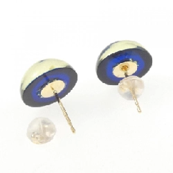 K18YG Rose Hổ phách Bông tai - Hàng hiệu Chính hãng 869532