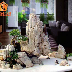 Hòn Non Bộ 80cm - Trang Tri Bể Cá, Nhiều Chi Tiết Tinh Tế-Tỉ Mỉ 3509