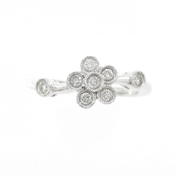 Nhẫn kim cương 750WG hoa 0.15CT - Hàng hiệu Authentic 851146