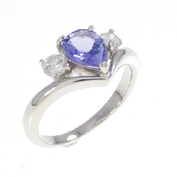 Nhẫn Tanzanite PT900 - Hàng hiệu Authentic