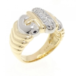 Nhẫn kim cương Pavé K18YG/PT900 0.38CT - Hàng hiệu Chính hãng