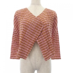 Pleats Please 2009 Họa tiết kẻ ô PP91-JO626 7564045 Áo cardigan