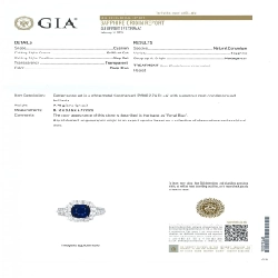 Nhẫn Sapphire 2.74CT Xuất xứ Madagascar - Hàng hiệu Chính hãng 855658