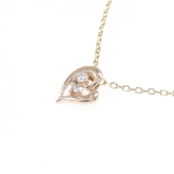 K10PG Dây chuyền kim cương hình trái tim 0.02CT - Hàng hiệu Chính hãng 861136