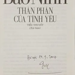 Thân phận của tình yêu (Bảo Ninh) 758937
