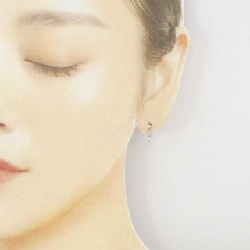 K18WG Bông tai kim cương ba viên 0.20CT - Hàng hiệu Chính hãng 870499