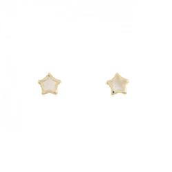 Bông tai Mẹ ngọc trai 750YG - Hàng hiệu Authentic