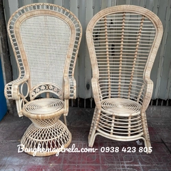 Ghế con công mây tre 445251