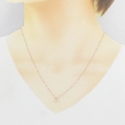 K18PG Solitaire Dây chuyền kim cương 0.2CT - Hàng hiệu Chính hãng 866896