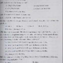 554 Câu Hỏi Trắc Nghiệm Hóa Học 12 xưa 7854