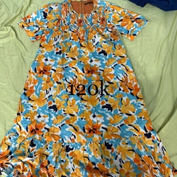 Váy hoa đuôi cá, hàng VNXK, sz M, mới 90%