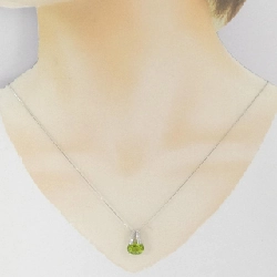PT900/PT850 Peridot Necklace - Hàng hiệu Authentic 860108