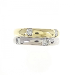 Nhẫn kim cương K18YG/PT 0.20CT 672617