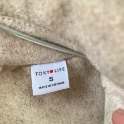 ÁO KHOÁC NỈ MÀU BE TOKYOLIFE SIZE S ***NEW 99% FREESHIP, TẶNG QUÀ 0Đ 583260