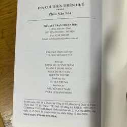 Địa chí Thừa Thiên Huế - Phần Văn Hoá - Tập 1 494157