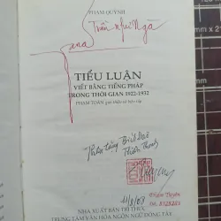Tiểu Luận viết bằng tiếng Pháp trong thời gian 1922-1932 - Phạm Quỳnh 731195
