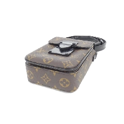【Sản phẩm chưa sử dụng】Ví đeo tay Louis Vuitton Monogram Macassar S Lock Vertical M81522 613921