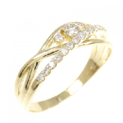 Nhẫn kim cương K18YG 0.30CT - Hàng hiệu Chính hãng