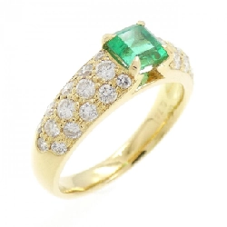 Nhẫn Emerald K18YG 0.62CT