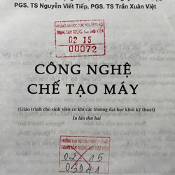 CÔNG NGHỆ CHẾ TẠO MÁY 501259