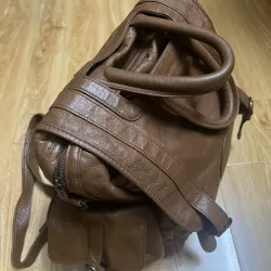 Balo nam 30x42x15 da thật 2hand 1013065