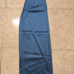 áo dài cách tân voan cát xanh cổ vịt chấm bi 528944
