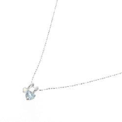 K18WG 2WAY Aquamarine Necklace - Hàng hiệu Authentic 859405