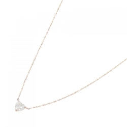 K18PG Dây chuyền kim cương 0.494CT I SI1 hình trái tim - Hàng hiệu chính hãng 874872